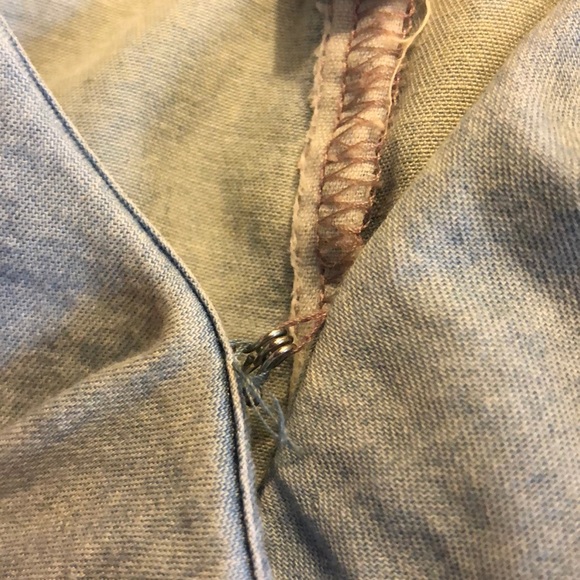 Express Ruffle Chambray Sundress - Picture 4 of 5